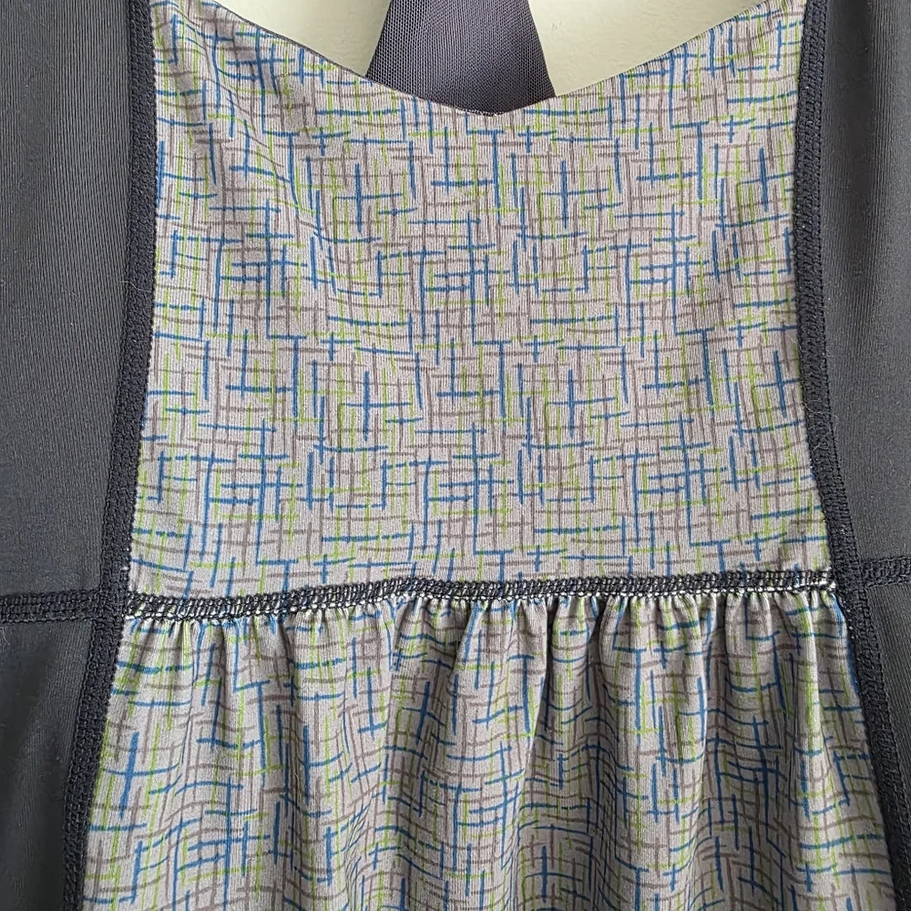 Athletic Athleisure Yoga Top Blue Grey Size Large - Picture 4 of 14